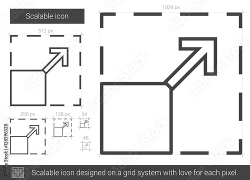 Scalable line icon.