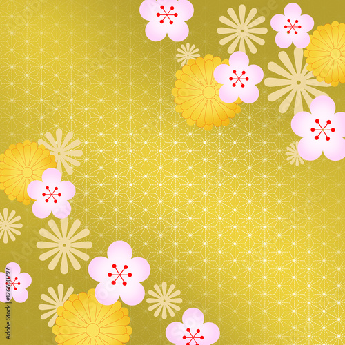 和柄 正月 花模様 Stock イラスト Adobe Stock 和柄 正月 花模様 Stock イラスト Adobe Stock