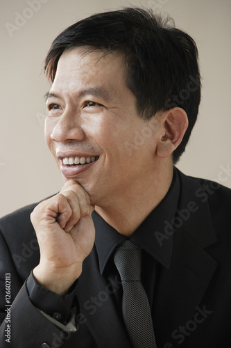 Portrait of smiling businessman