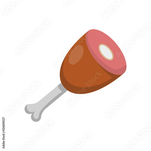 Vector cartoon isolated pokr ham
