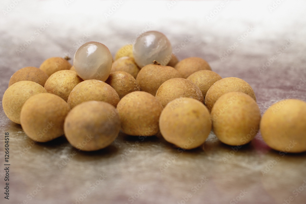 Longan fruits