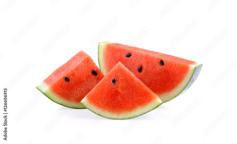 fresh watermelon on white background fresh watermelon on white background