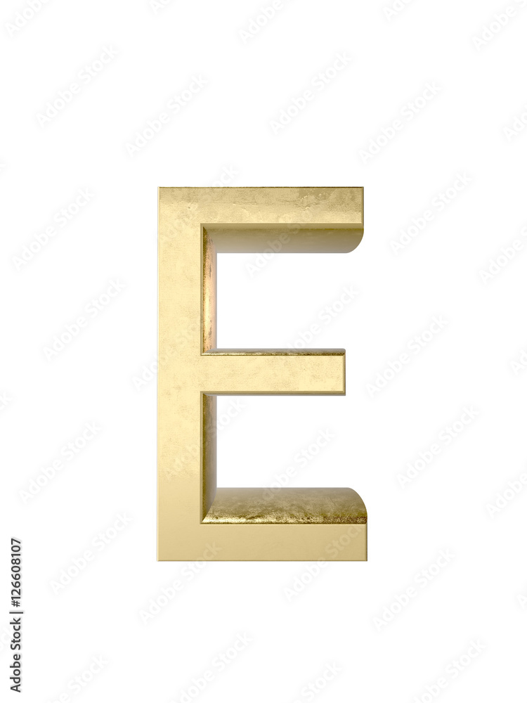Metal alphabet. 3D rendering Metal alphabet. 3D rendering