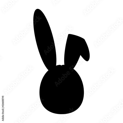 rabbit or bunny icon image vector illustration design