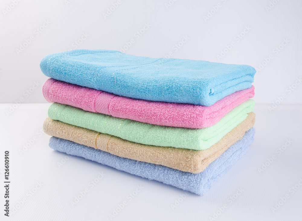 towel or kitchen towel on a background. towel or kitchen towel on a background.