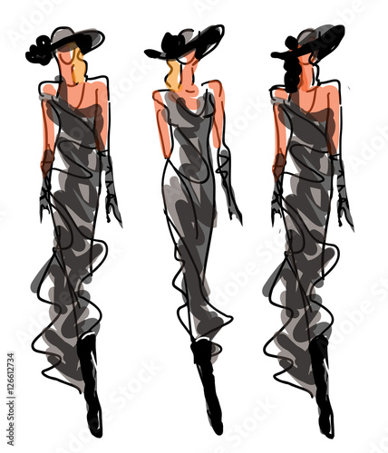      Sketch Fashion Poses 