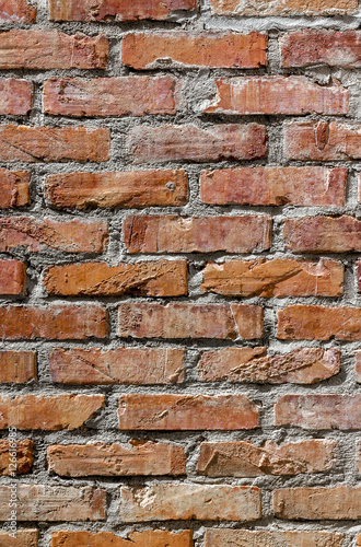 Rustic brick wall