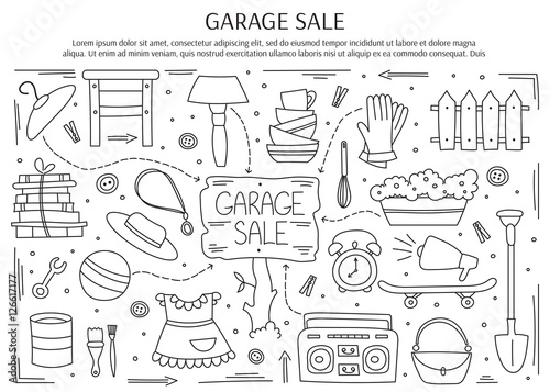 Garage sale elements