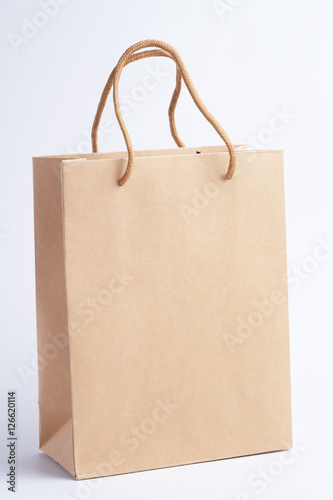 Brown paper bag.