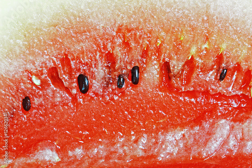 Watermelon pulp with seeds