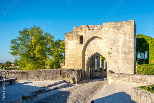 Saint Emilion - Ruins of Brunet Gate - France