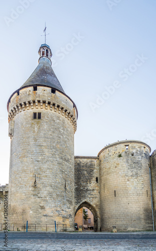 Old Bastion of fortress Libourne city - France