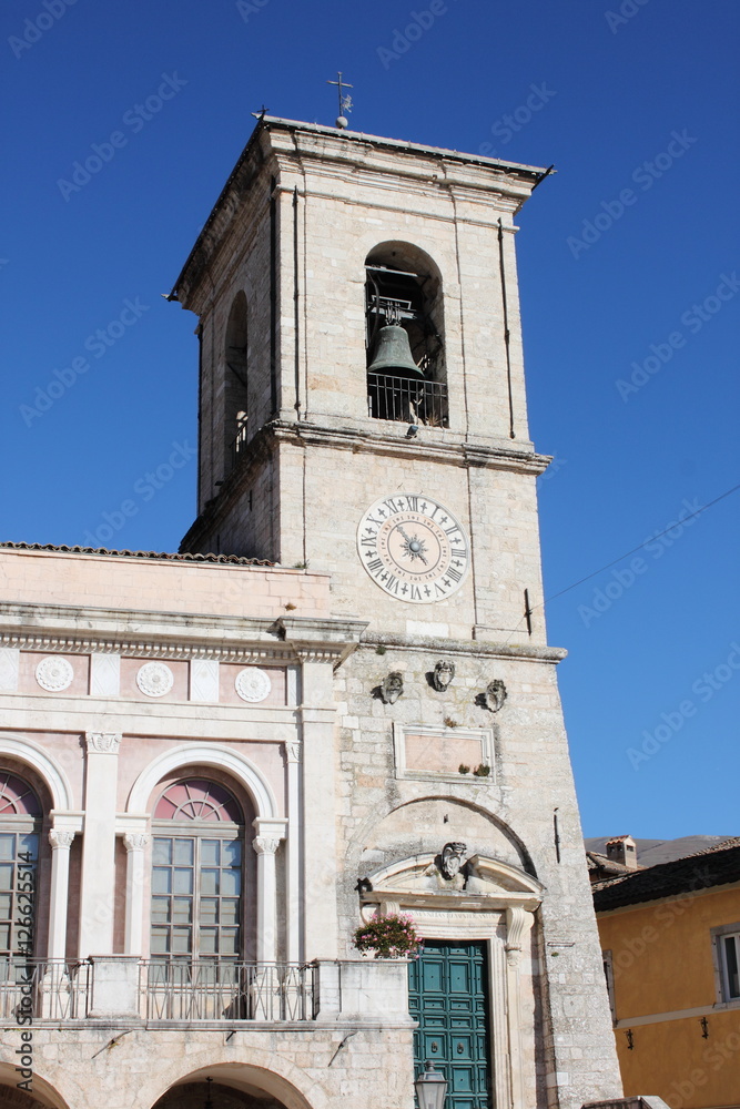 Town Hall of Norcia. Umbria, Italy
