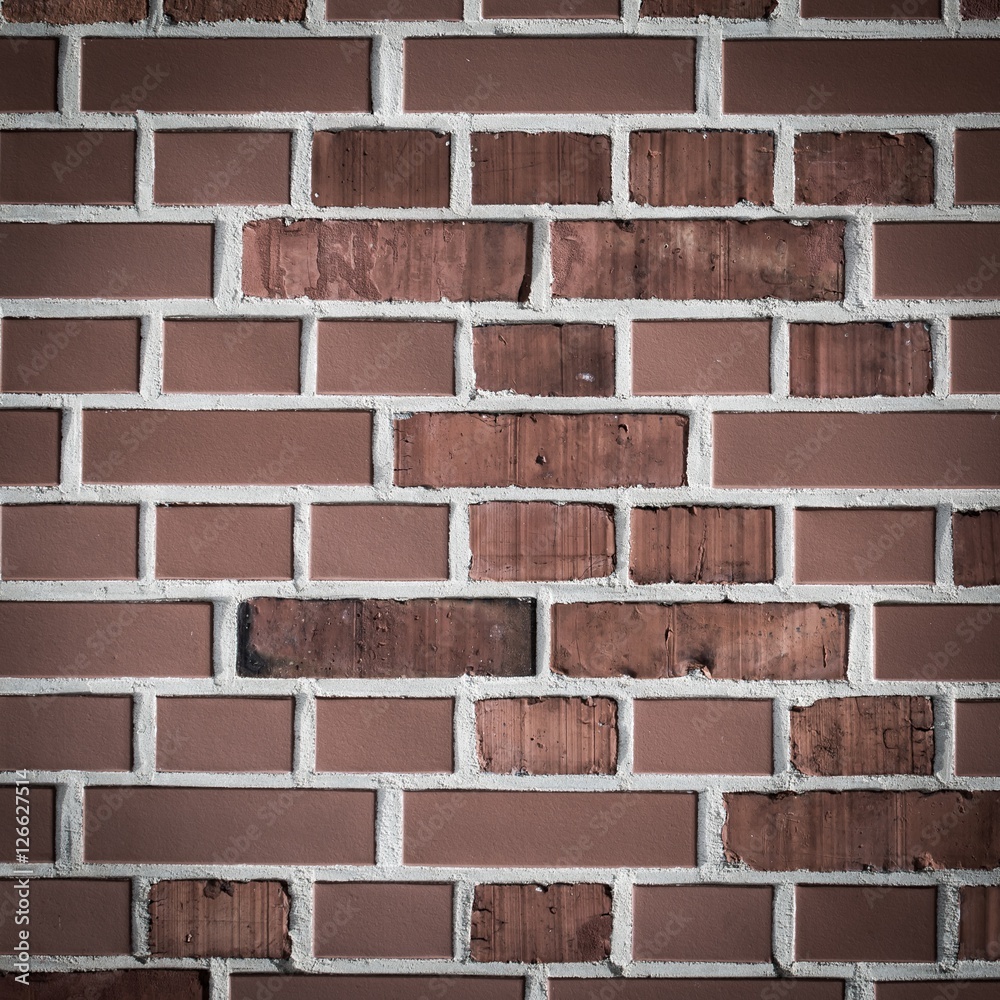 Obraz premium Red bricks wall background