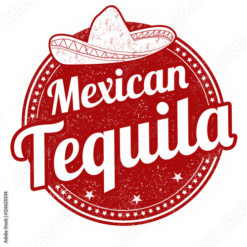 Tequila sign or stamp