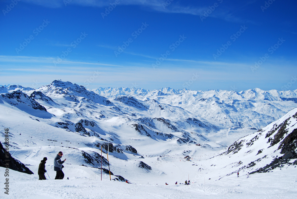 Snowy Mountain Panorama