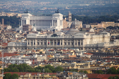 Panorama of Rome, Italy