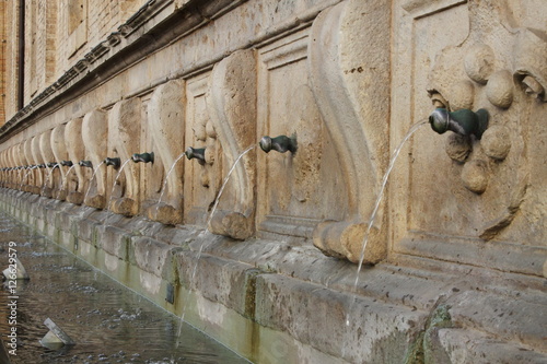 Medicean Fountains in Assisi, Italy photo