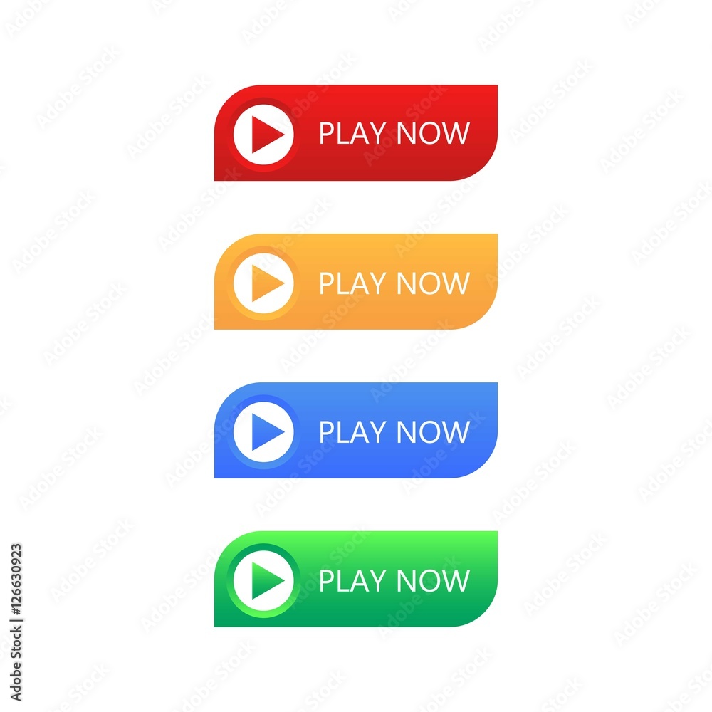 Play Now Button Set