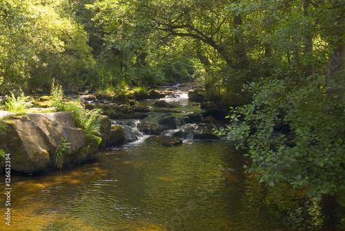 waterfall river cascade brecon beacons national park wales