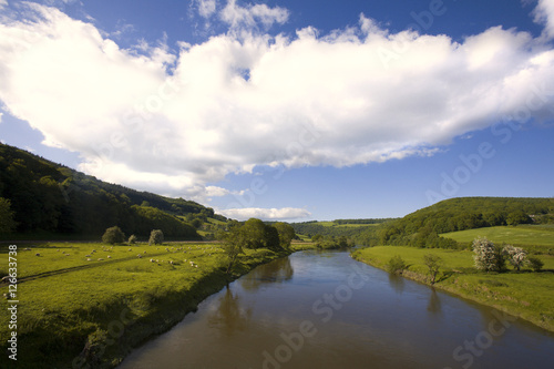 valley of the river wye england wales landscape scenic