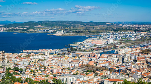 Sète vue du mont Saint-Clair. © Bernard GIRARDIN