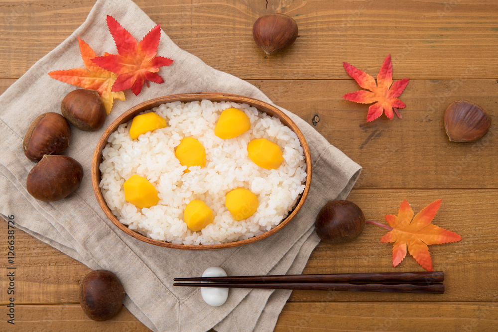 栗ご飯 栗ご飯