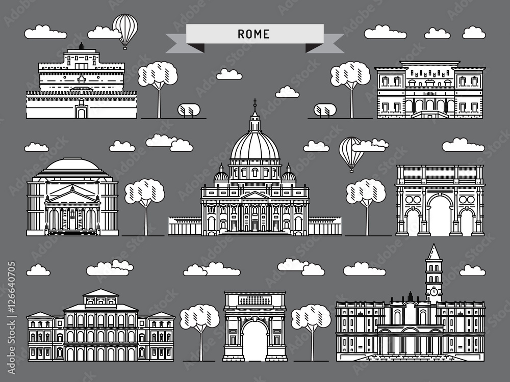 the building of Rome