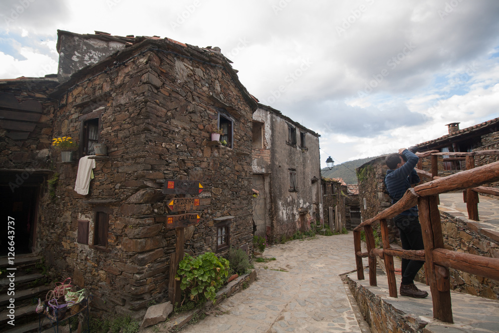 Typical schist homes in Portugal Typical schist homes in Portugal