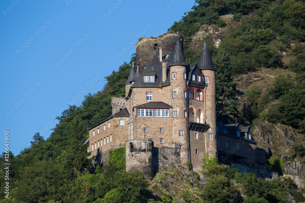 Ancient castle Katz, Germany,