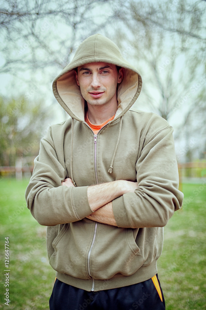 Fototapeta premium Portrait of an Athlete