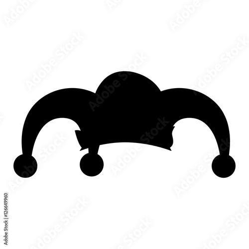 harlequin character icon image vector illustration design 
