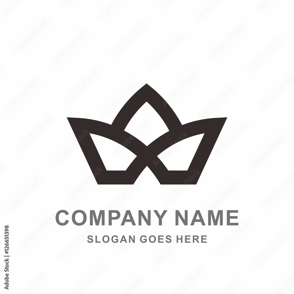 Simple Outline Crown Jewellery Fashion Beauty Business Company Stock Vector Logo Design Template Simple Outline Crown Jewellery Fashion Beauty Business Company Stock Vector Logo Design Template
