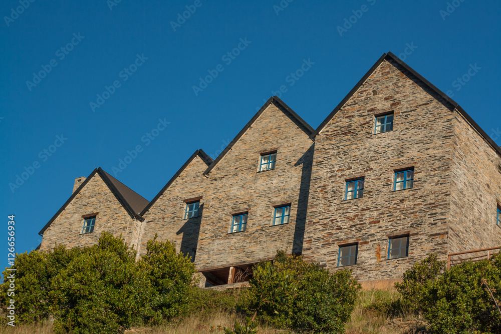 Typical schist homes in Portugal