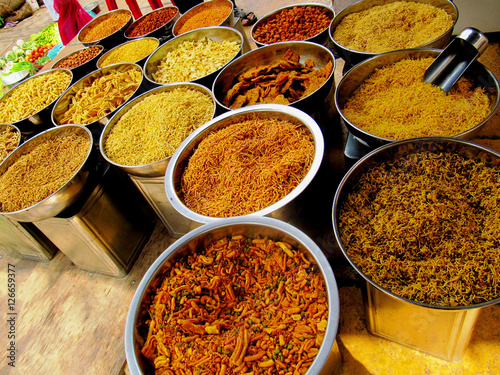 murukku indian street food , diwali snacks, photo