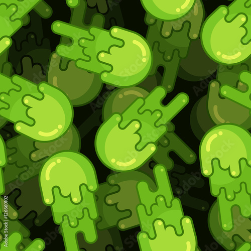 Booger seamless pattern 3d. Snivel ornament. Snot background. Gr