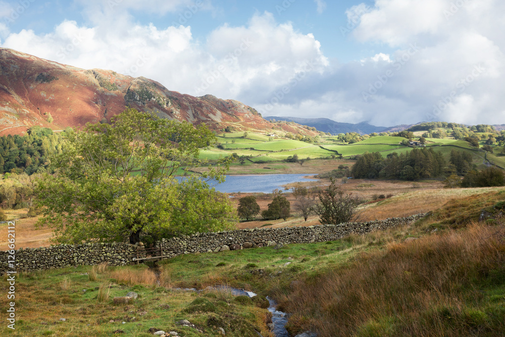 Obraz premium Little Langdale Tarn in The English Lakes