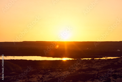 Meer Sonnenaufgang Sonnenuntergang Fuerteventura