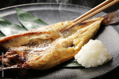 Tableau sur toile ほっけの焼き魚　Hokke grilled fish