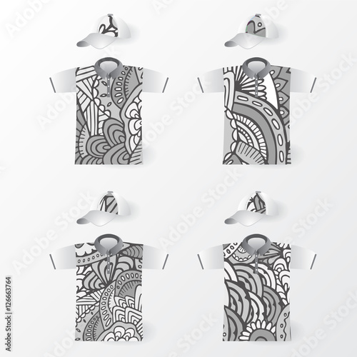 stock vector corporate identity template. set of mock up