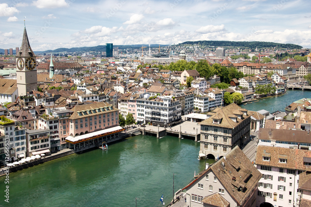 Obraz premium Zurich Cityscape