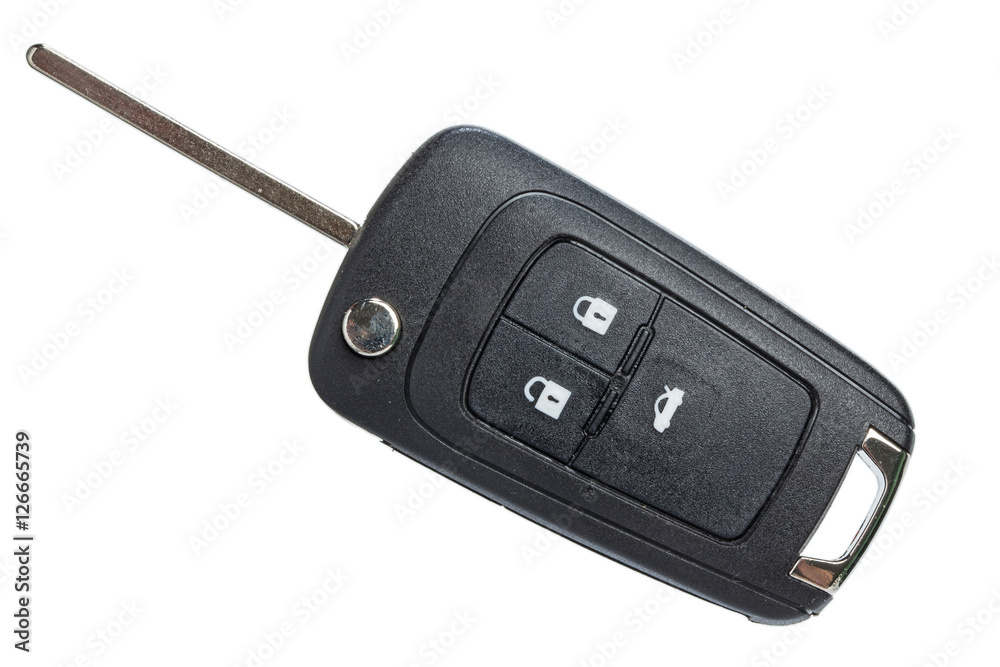Car keys isolated on white background. Protection. Signaling. Car keys isolated on white background. Protection. Signaling.