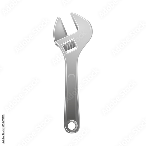 wrench or spanner tool icon image vector illustration design 