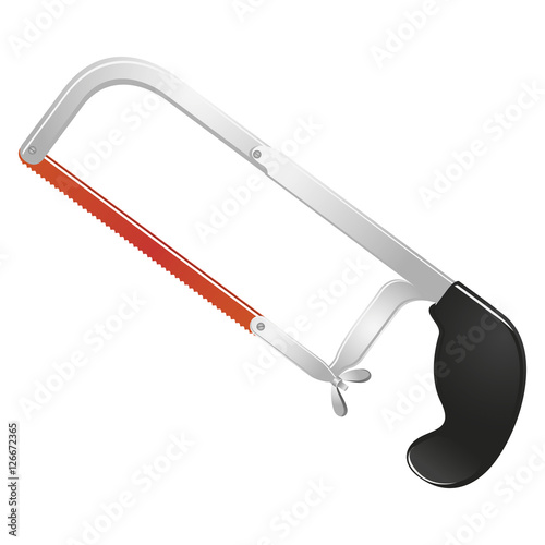 hacksaw tool icon image vector illustration design 