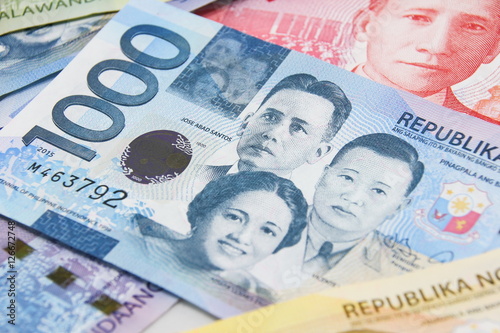 Piso currency of Philippine. photo