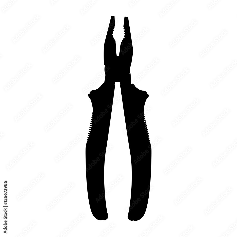 Obraz premium pliers tool icon image vector illustration design 