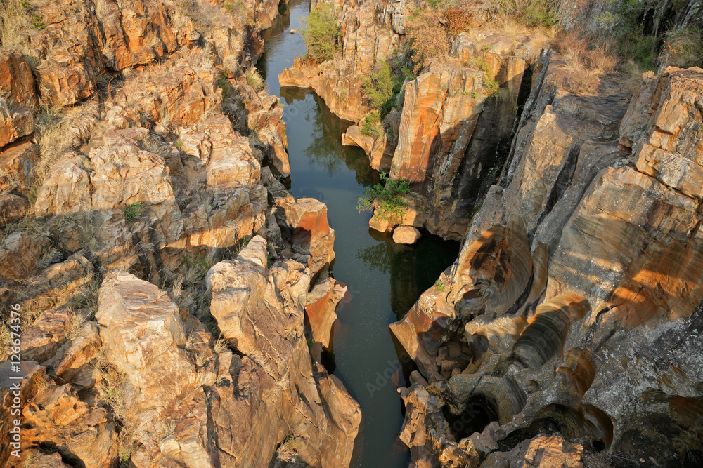 Bourkes Luck Potholes in the Blyde river canyon, Mpumalanga, South Africa.