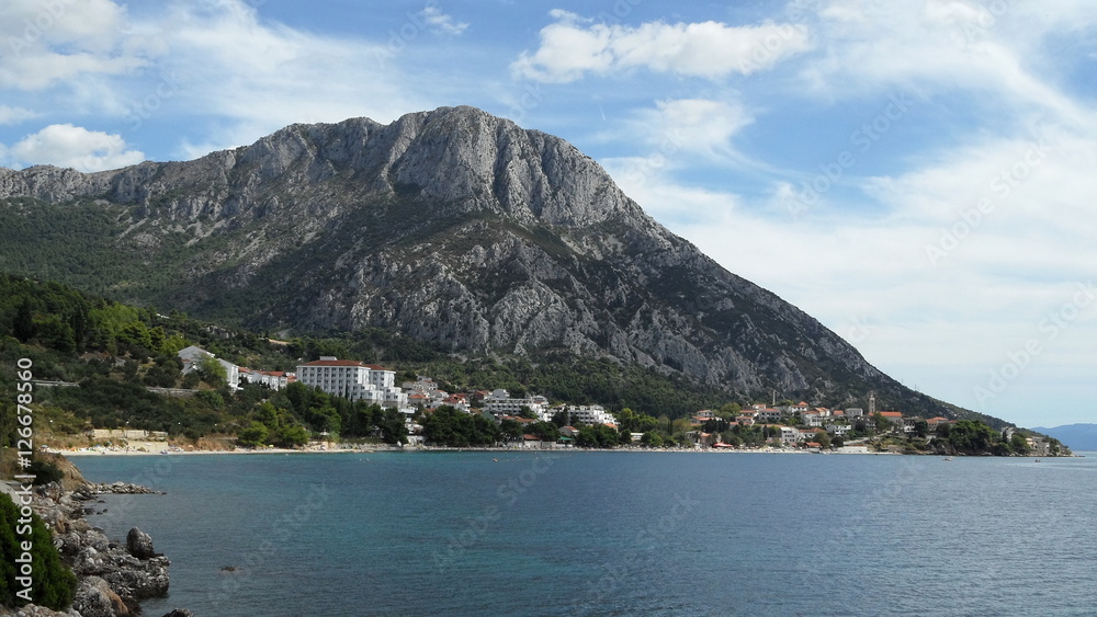 Fototapeta premium Gradac, Croatia