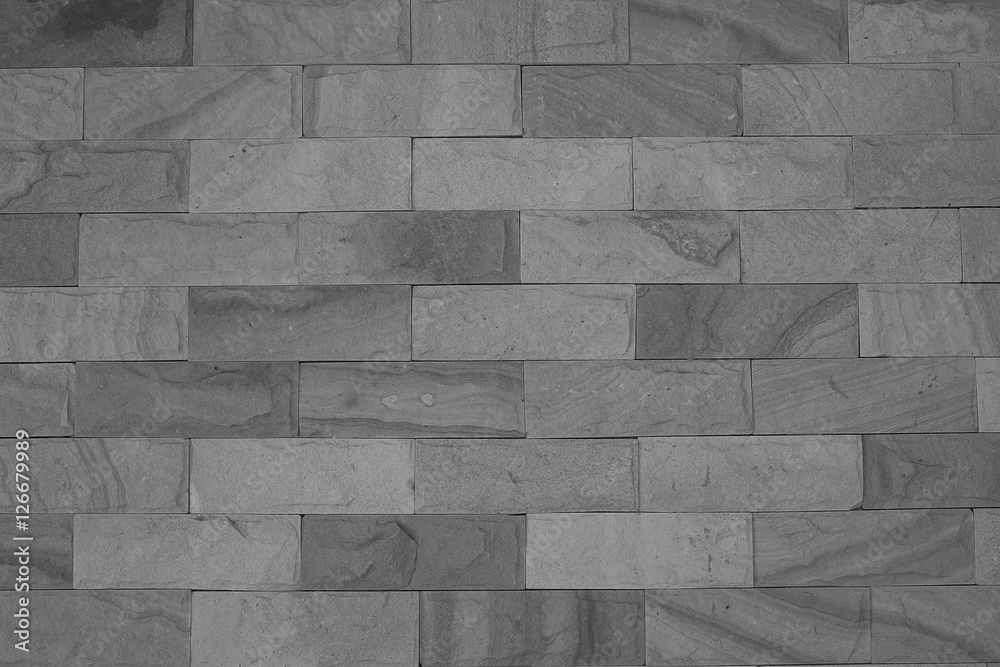 Obraz premium White misty brick wall for background or texture