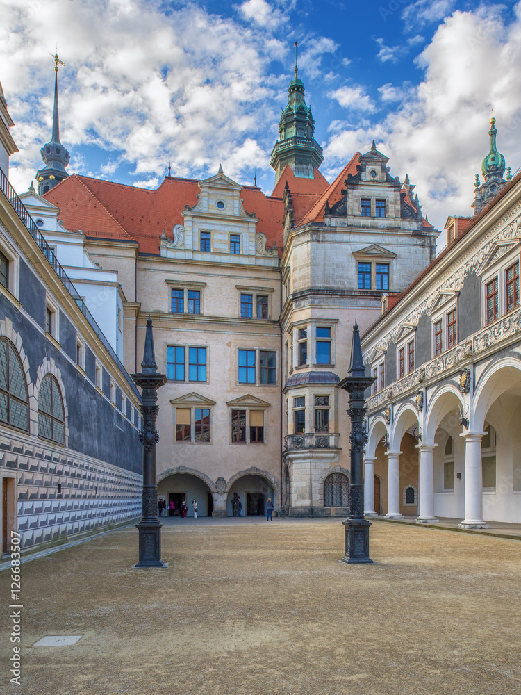 Dresden Stadtschloss Innenhof